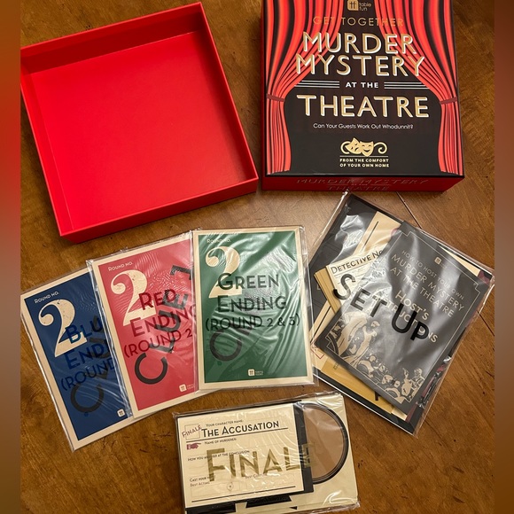 Table Fun Get Together Murder Mystery Game. New - Never Used. - Picture 7 of 12